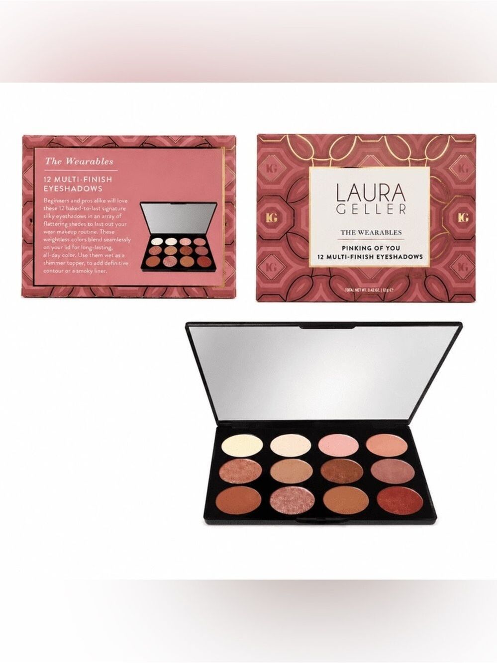 Laura Geller Pinking of You, 12 Multi-Finish Eyeshadow Palette